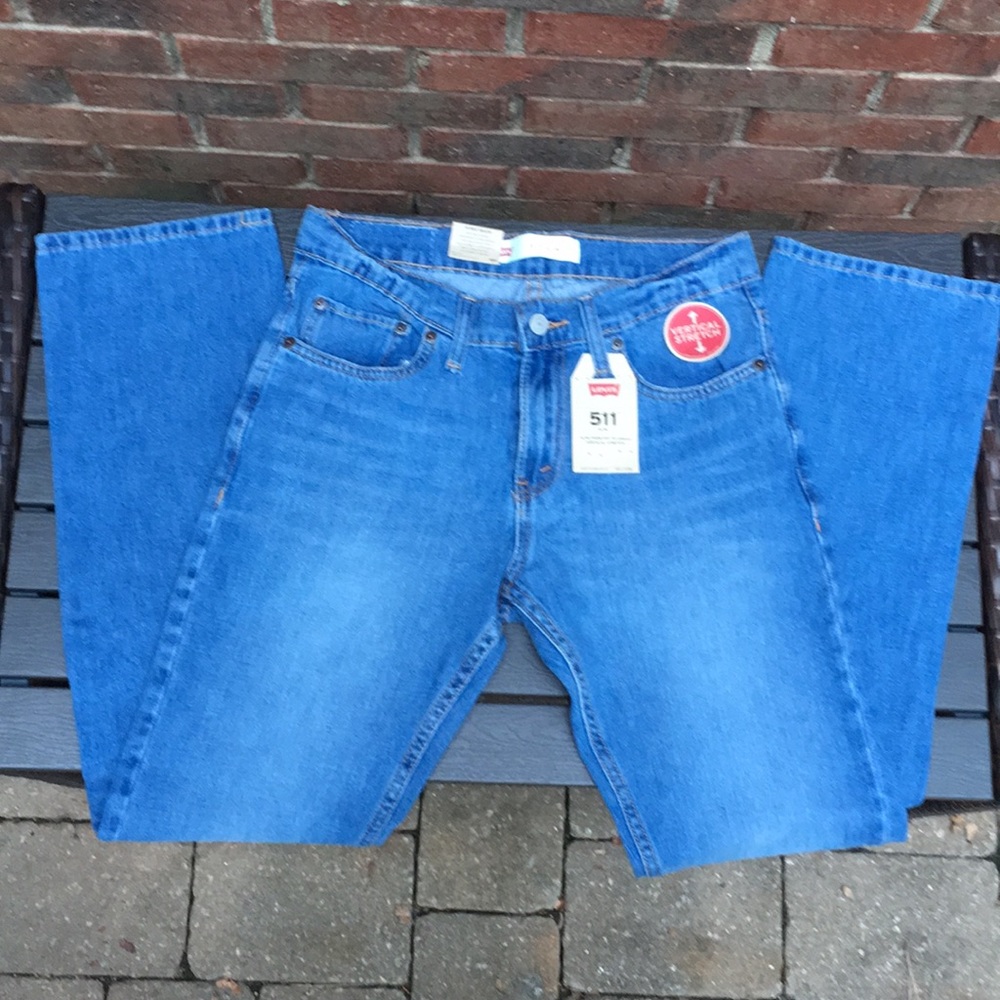 Levi’s boys 16 reg slim 28 x 28 511 jeans NWT!